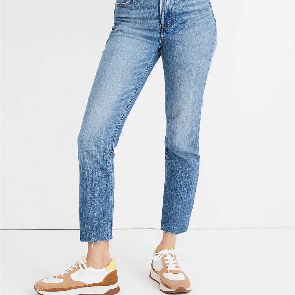 NWT Madewell The Perfect Vintage Jean in Enmore Wash: Raw-Hem, size 27